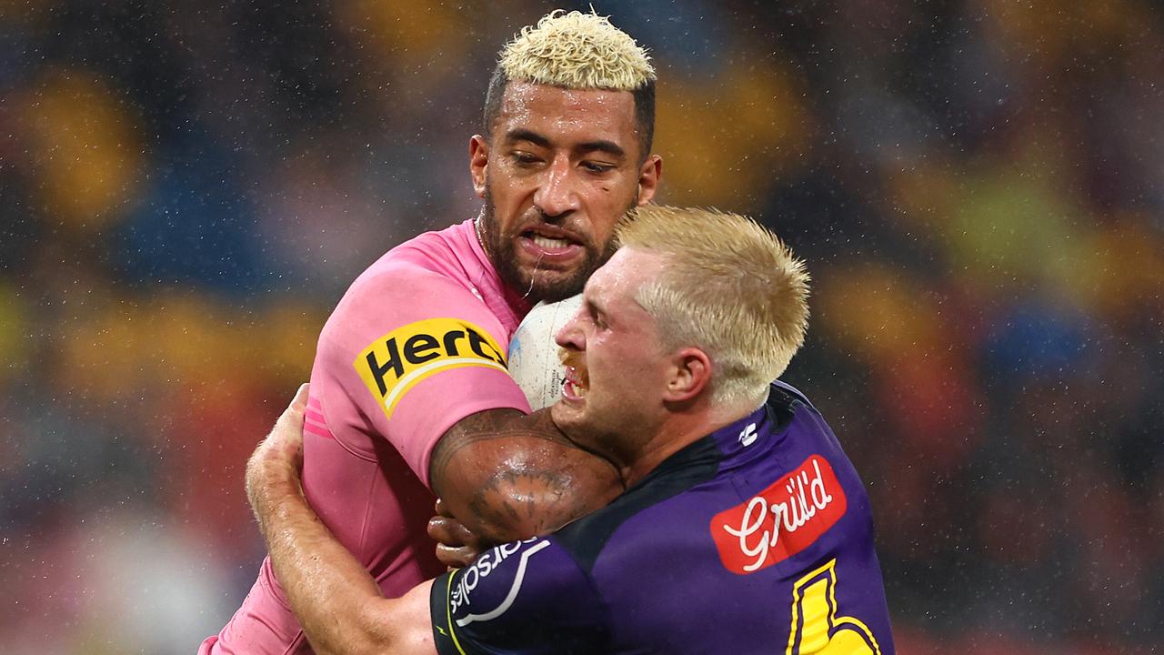 Villiame Kiaku was strong for the Panthers. Picture: Chris Hyde/Getty Images