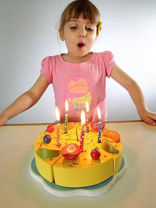 Elc wooden birthday cake clearance