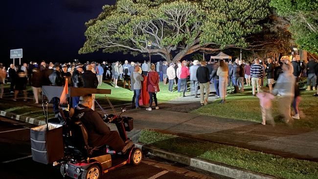 Dawn Service at Ballina RSL Memorial Park at Ballina. Picture: Gianni Francis