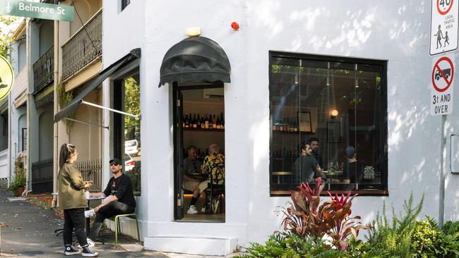 Bar Copains wine bar in Surry Hills, NSW. Source: Supplied