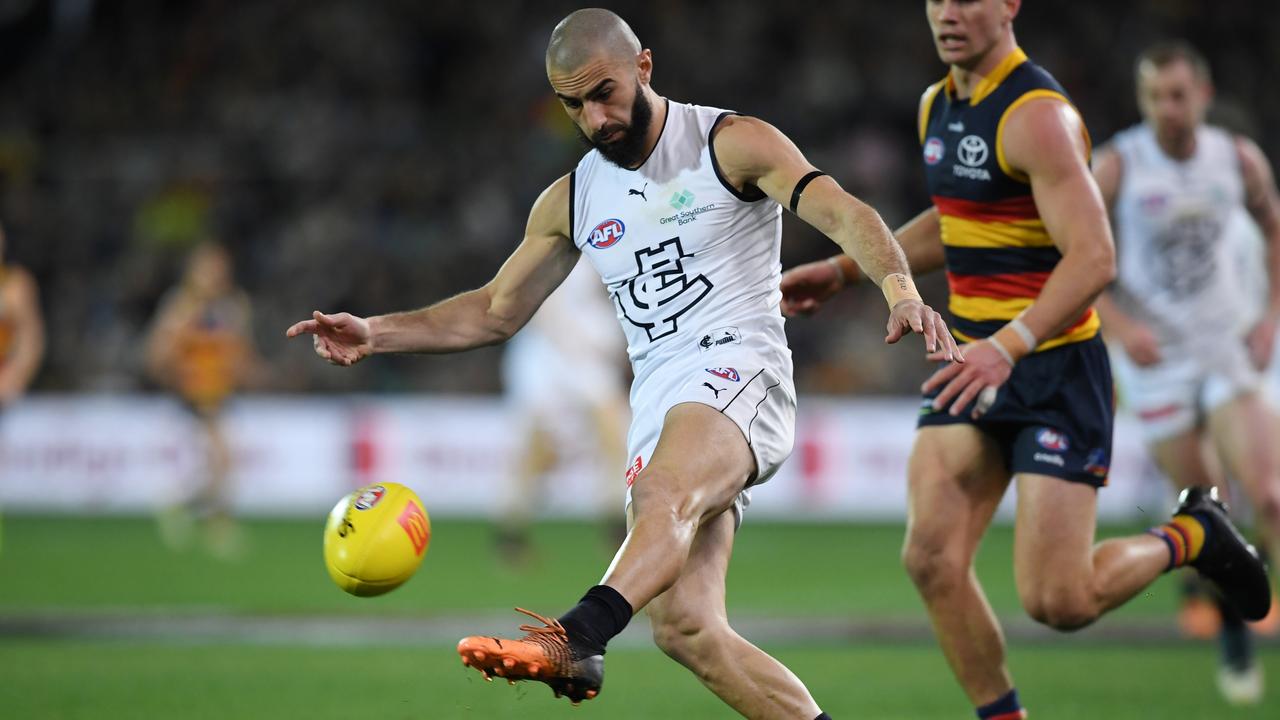 Adelaide is investigating claims a supporter racially vilified Adam Saad on Saturday night. Picture: Getty Images