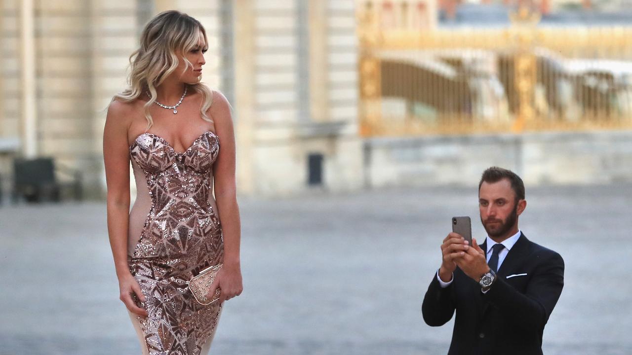 Ryder Cup golf Dustin Johnson and Paulina Gretzky pics steal gala