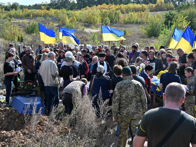 Funds were allocated to support Ukraine in the war against Russia. (Photo by SERGEY BOBOK / AFP)