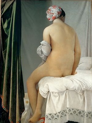 Jean-Auguste-Dominique Ingres’s Baigneuse de Valpincon.