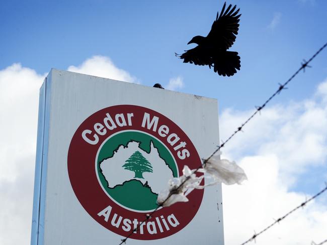 Cedar Meats factory at 690 Geelong Rd Brooklyn where a Covid - 19 cluster has been discovered. Picture: Andrew Henshaw