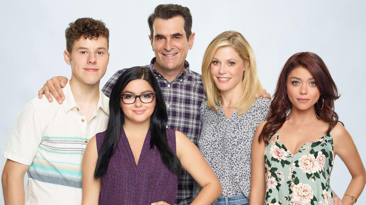 Bowen played the beloved mum on Modern Family, seen here with co-stars Nolan Gould, Ariel Winter, Ty Burrell and Sarah Hyland.