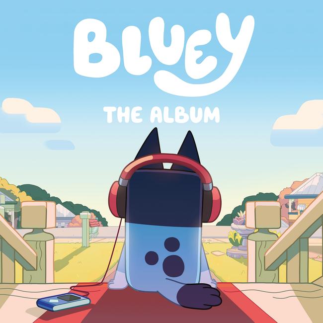 Artwork for 'Bluey The Album', an album by series composer/arranger Joff Bush released in 2021.