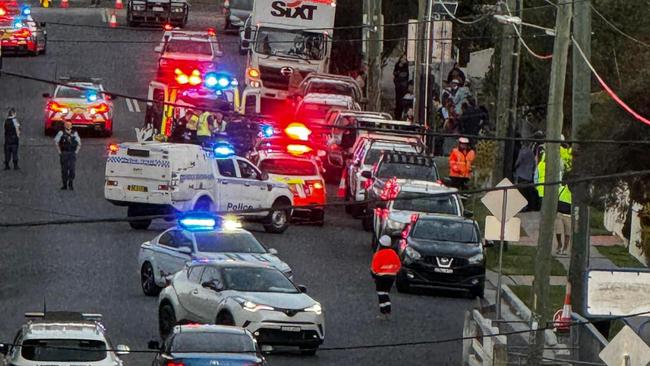 A child has been hit by a car at Octavia St Toongabbie. Picture: Facebook