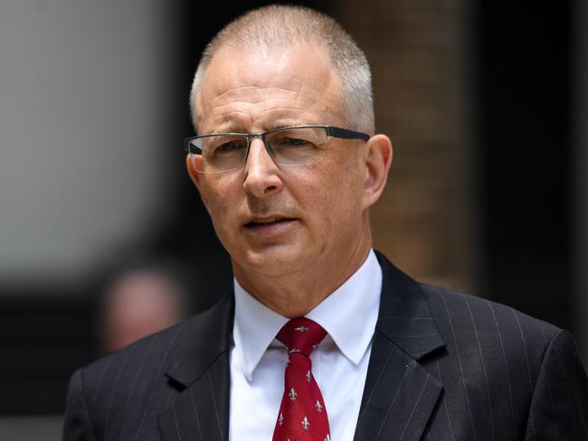 Social Services Minister Paul Fletcher speaks to the media during a press conference in Sydney, Tuesday, January 8, 2019. The minister discussed record new figures on welfare and employment rates. (AAP Image/Paul Braven) NO ARCHIVING