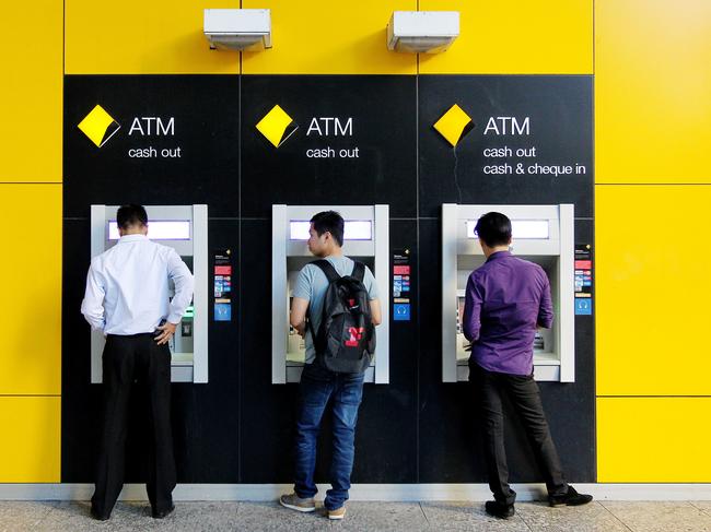 The big four banks ditched ATM fees three years ago. Picture: Hollie Adams