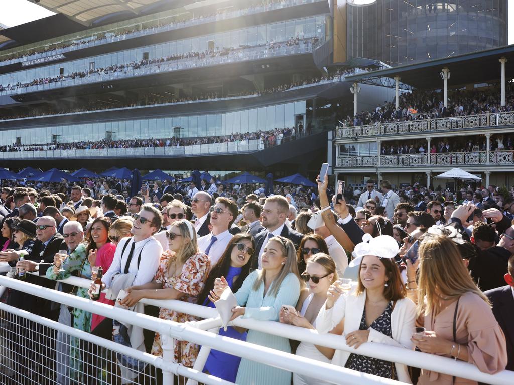 A massive crowd at Randwick for Everest Day in October 2022. Picture: Mark Evans/Getty