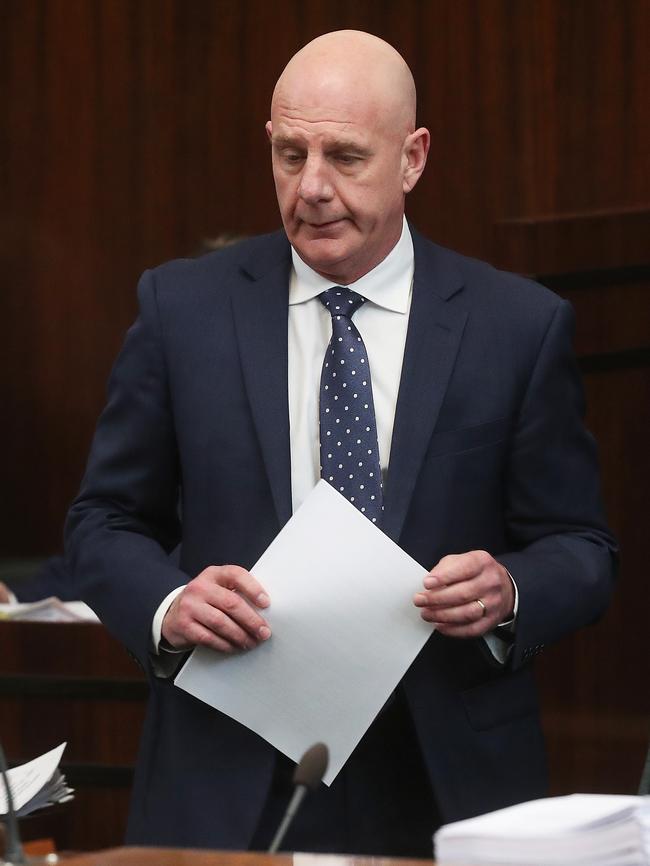 Premier Peter Gutwein. Question time at parliament. Picture: Nikki Davis-Jones