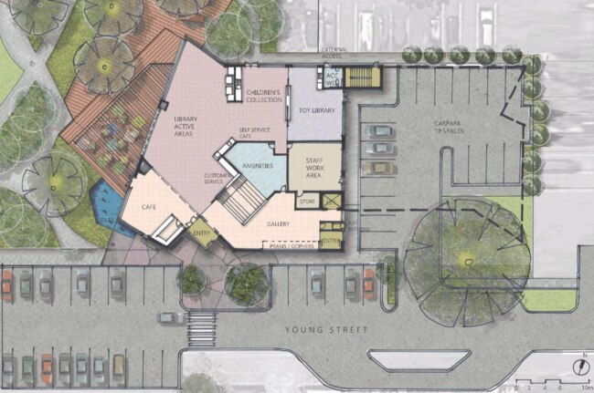 Concept plans for a new community centre in Blackwood. Picture: Supplied