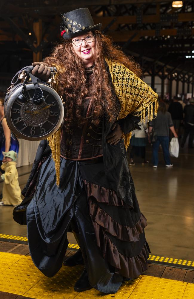Steampunk Freida Roam aka Wendy Dobell at Comic-Geddon at The Goods Shed, Sunday, June 25, 2023. Picture: Kevin Farmer