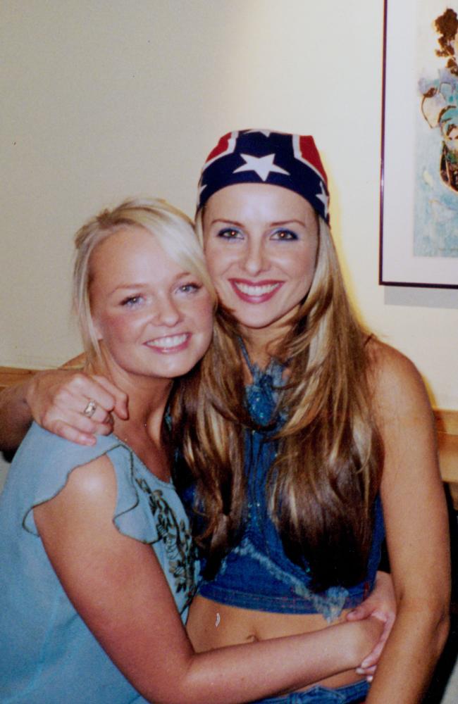 When Bardot met the Spice Girls. Chappel with Emma Bunton. Picture: Supplied.