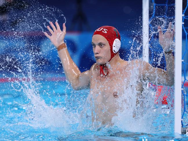 Porter has been the Sharks’ MVP with a string of incredible saves in goal. Picture: Clive Rose/Getty Images