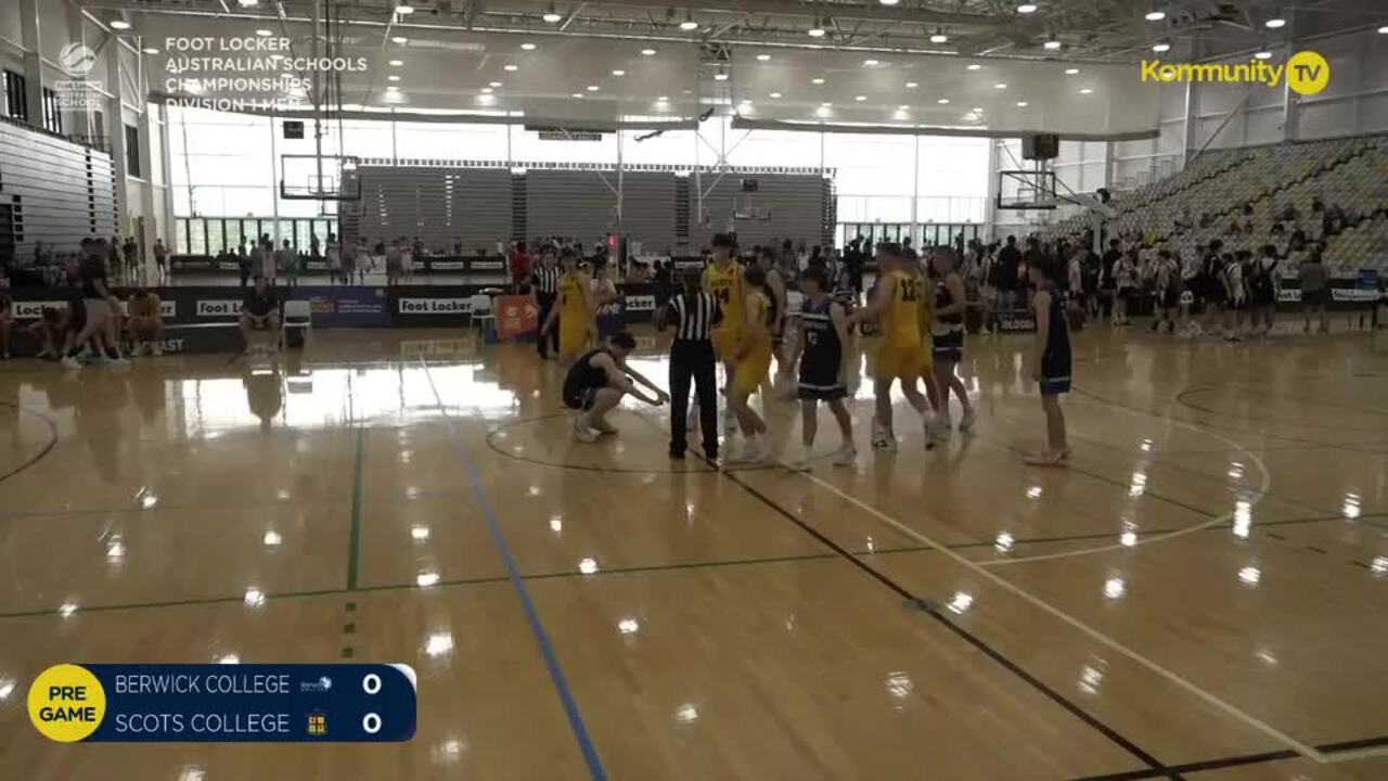 Replay: Berwick College White v The Scots College (U20 Men Div 1) - 2024 Basketball Australia Schools Championships Day 3