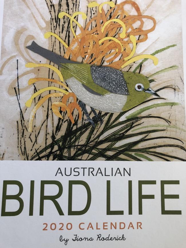 Australian Bird Life 2020 calendar.