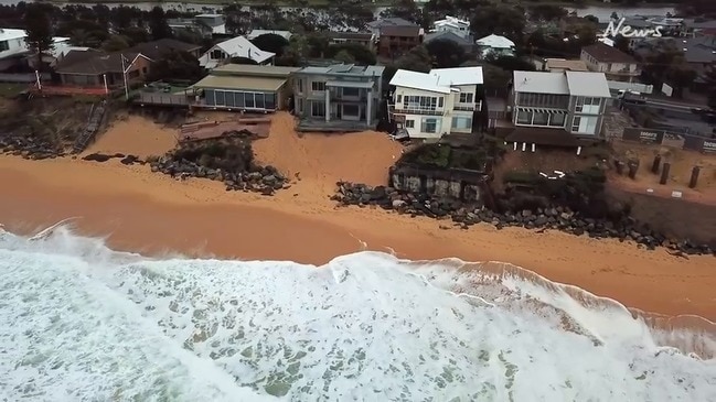 Central Coast - Houses continue to sink into the sea