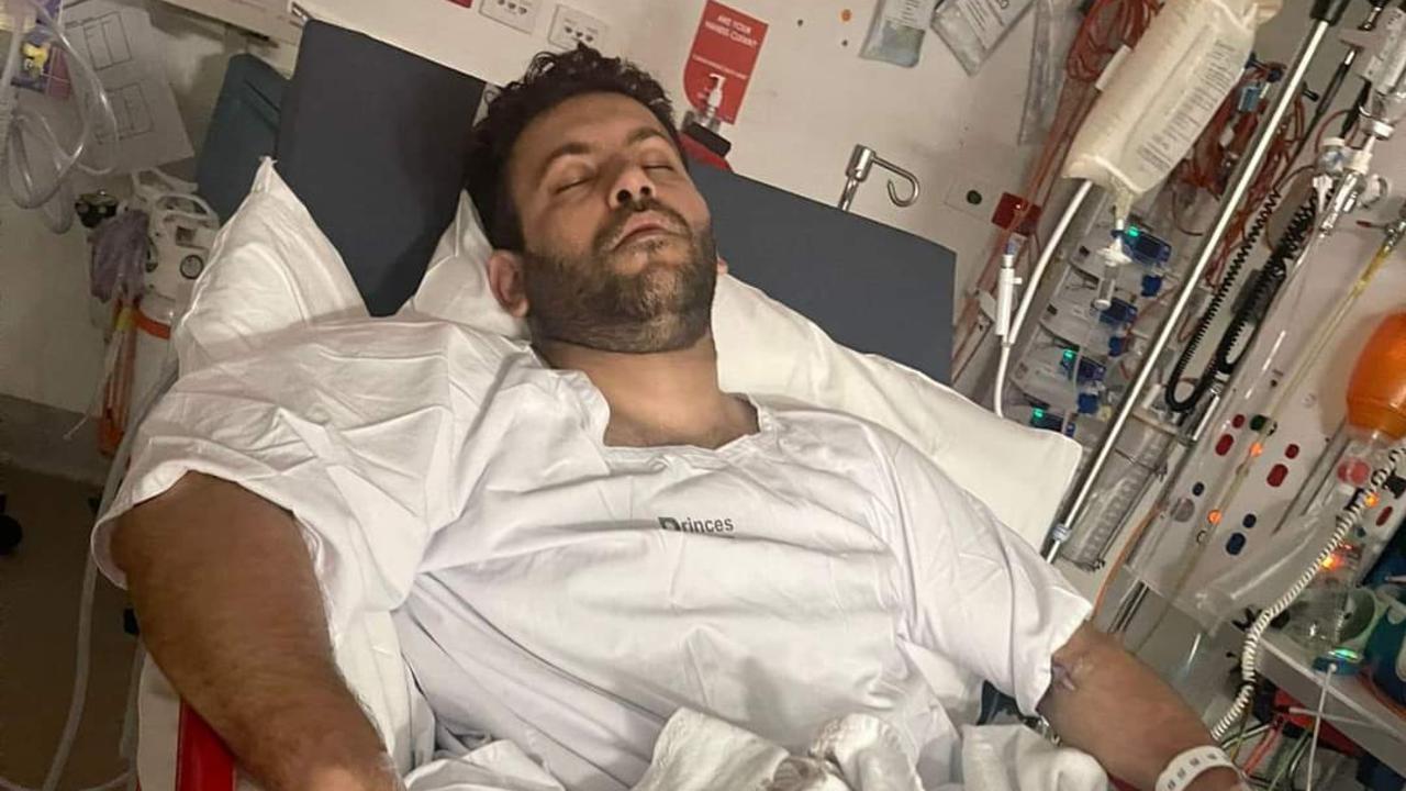 Pakistani Student Hassan Ahmad is in critical condition after he was stabbed seven times in the back and had his car stolen. Picture: facebook