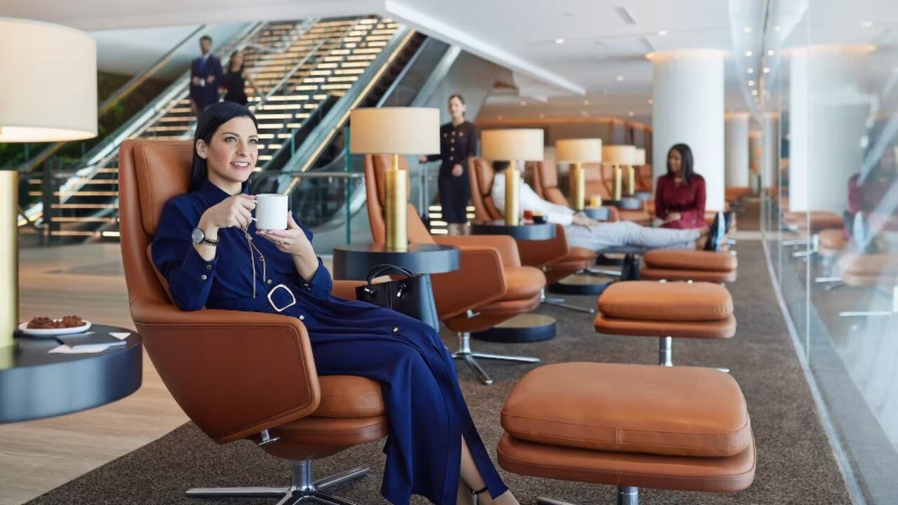 Etihad Airways’ new lounges in Terminal A. Picture: Etihad