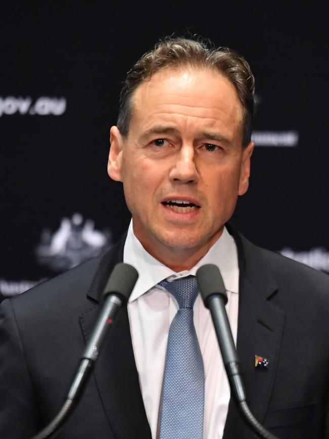 Greg Hunt says schools are safe. Picture: AAP