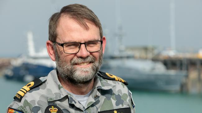 Lieutenant Commander Laurie Choate, of Patrol Boat Group, at HMAS Coonawarra, Darwin, received a Conspicuous Service Medal in the Queen’s Birthday Honours List. PICTURE: DEPARTMENT OF DEFENCE