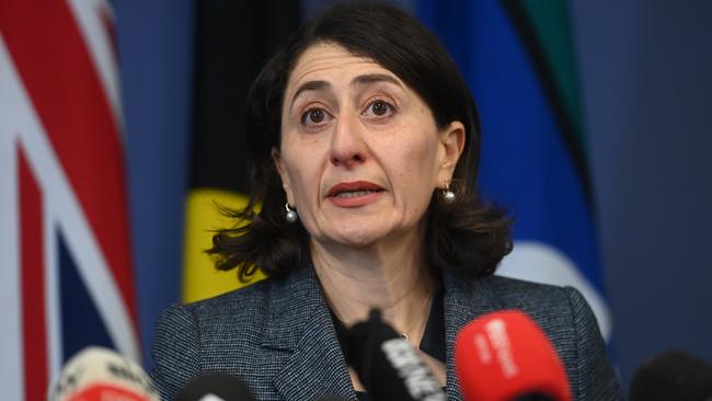 SYDNEY, AUSTRALIA - NewsWire Photos October 1 2021: Premier Gladys Berejiklian resigns after ICAC investigation announcement.Picture: NCA NewsWire / Jeremy Piper