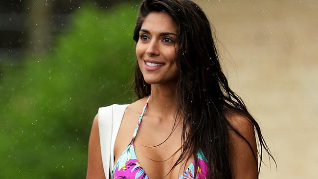 Home and Away's Pia Miller flaunts her long legs during a day out