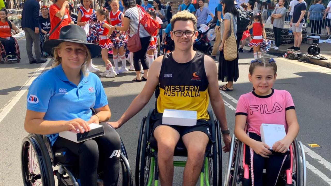 Oz Day 10k wheelchair race steals hearts in Australia Day Sky News