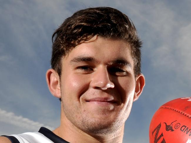 Geelong Falcons player, Dylan Hodge. Picture: Cormac Hanrahan.