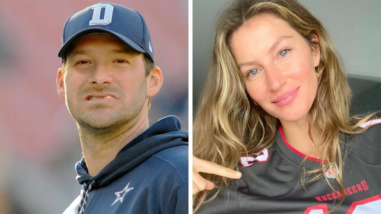 Tony Romo and Gisele Bundchen.