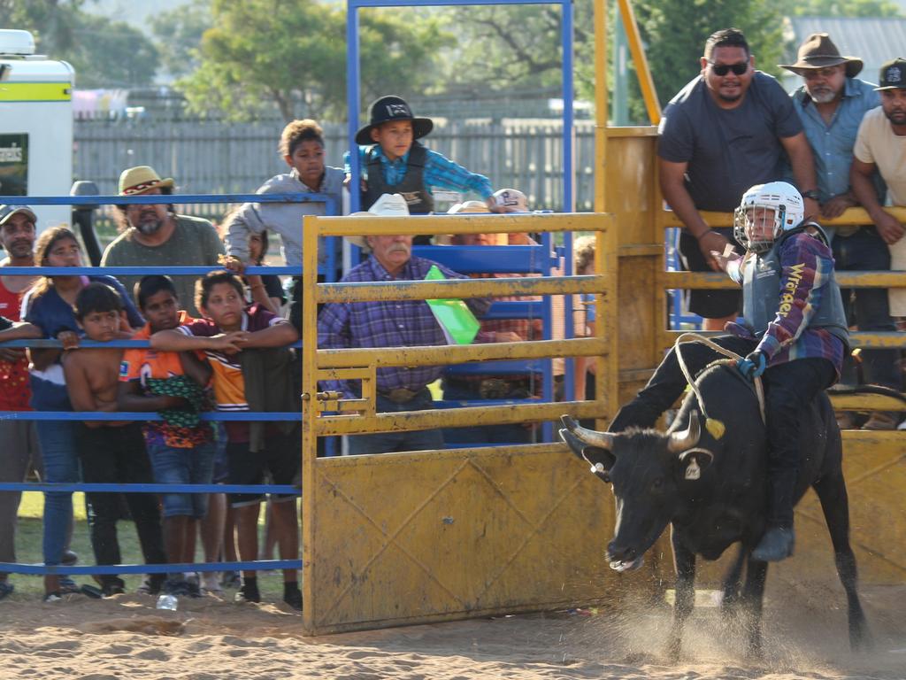 Cherbourg Rodeo, October 15, 2021. Picture: Holly Cormack