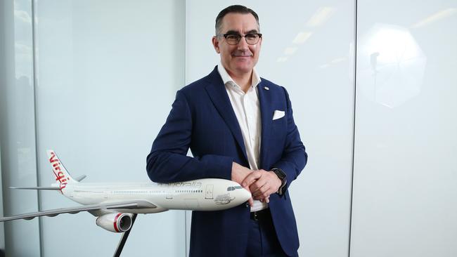 Virgin Australia chief executive Paul Scurrah in Sydney. Picture: Britta Campion