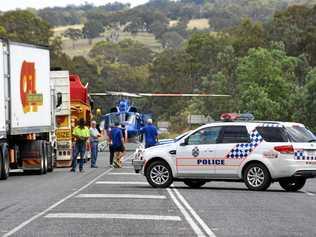 New England Highway was named one of the most dangerous roads in the state. Picture: Elyse Wurm