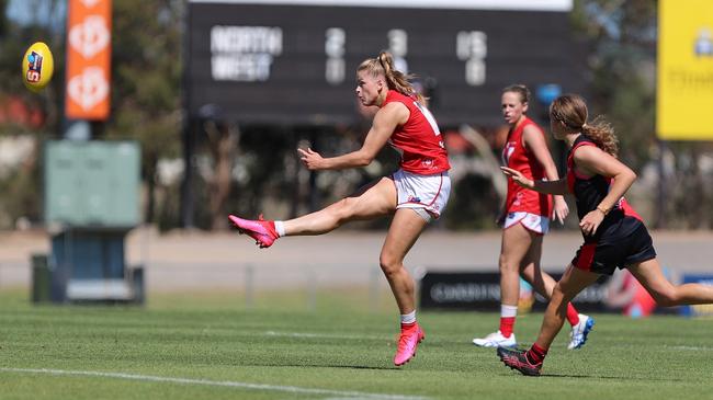 North Adelaide SANFLW player Ashleigh Woodland. Picture: Supplied, SANFL