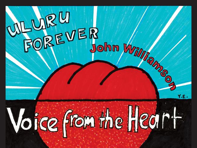 The Uluru Forever and Voice from the Heart by John Williamson. Picture: Supplied.