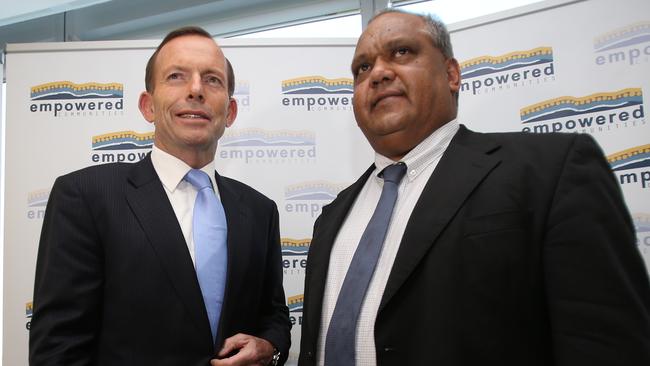 Tony Abbott with Noel Pearson in 2013. Picture: Gary Ramage