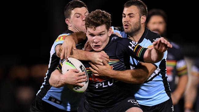 Rookies like Liam Martin have given the Panthers for freedom. Photo: AAP Image/Dan Himbrechts