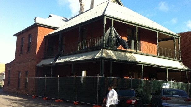 This building on the western side of Hutt Street, next to Bocelli Caffe Ristorante, was demolished and replaced with an open-air car park. Picture: Sandy Wilkinson