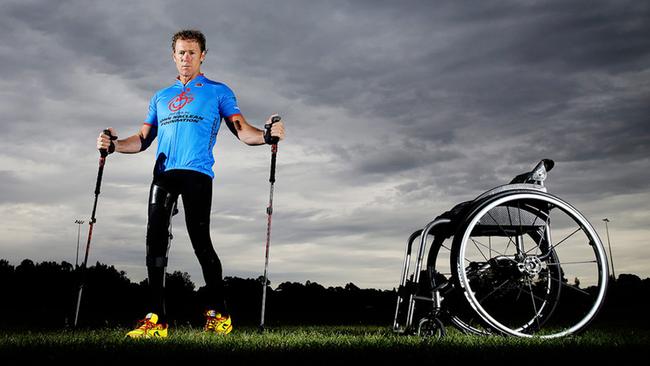 Olympic and Paralympic sportsman John Maclean has left his wheelchair behind.