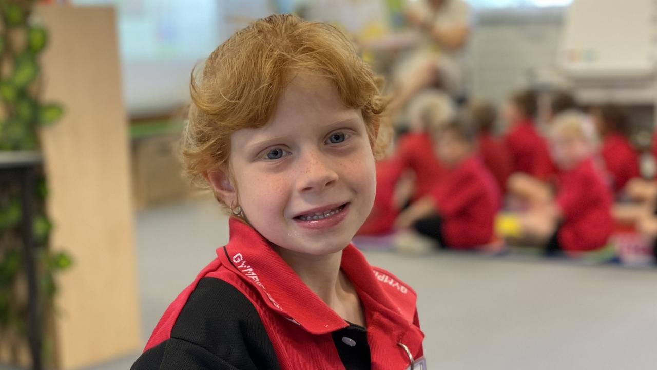 Tyla Brazell – Gympie West State School prep students on first day, Monday January 22, 2024.