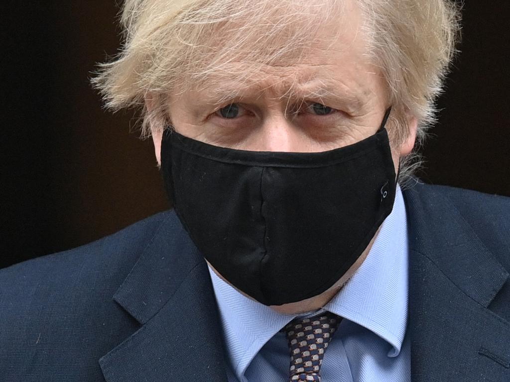 Pressure is mounting on Boris Johnson to explain a new photograph allegedly showing Tory aides gathering in defiance of coronavirus restrictions. Picture: Justin Tallis/AFP