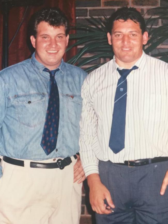 David Ronald Cannon and Steve Roach at the Ferny Grove Tavern 1991