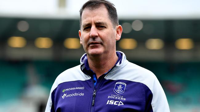 Ross Lyon slammed Brad Hardie’s “so called journalism”.