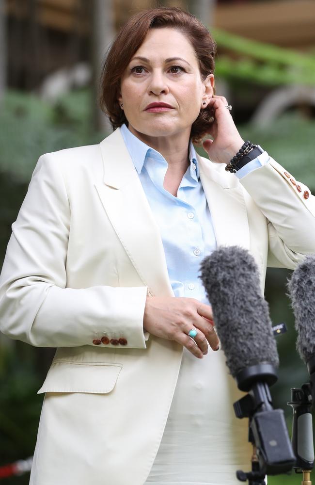 Jackie Trad at a recent media conference. Picture: Peter Wallis