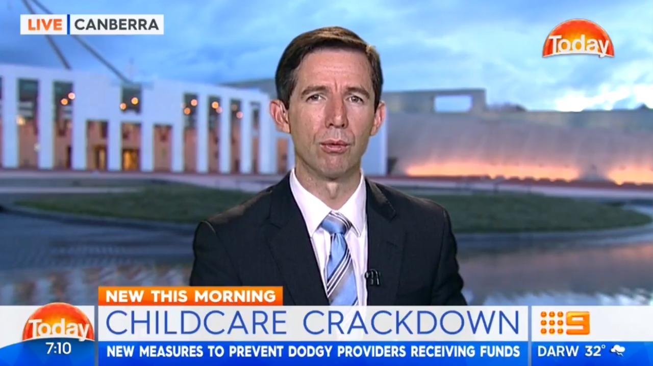 Senator Simon Birmingham announces new childcare rules