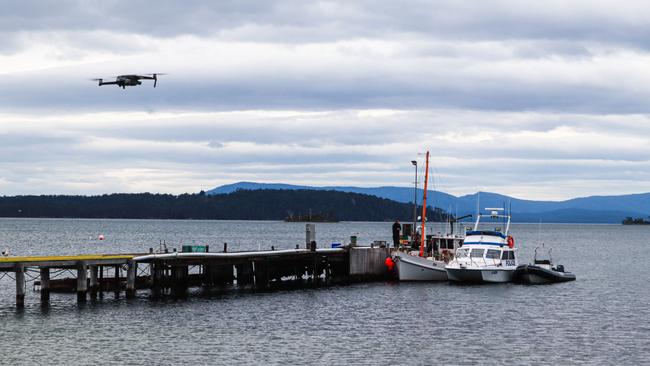 Two Bandidos members were arrested after a major joint police operation targeting the Bandidos outlaw motorcycle gang in Southern Tasmania. Picture: Tasmania Police