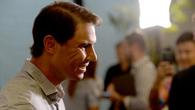 Rafael Nadal at the IMG Tennis party at Crown Casino. Picture: Andrew Henshaw
