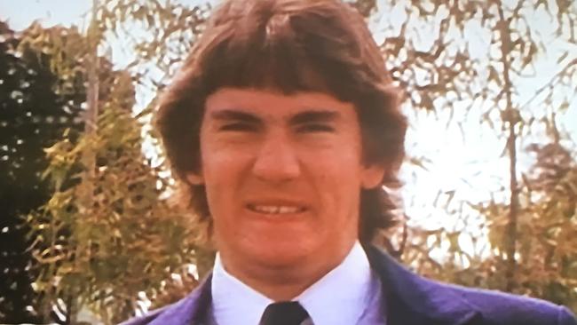 Eddie McGuire way back when. Picture: Channel 9